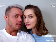 Sucer une bite, Brunette brune, Couple, Faciale, Hard, Hd, Rasée, Adolescente