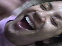 素人, フェラチオ, 茶髪の, イく瞬間, 顔射, ハメ撮り