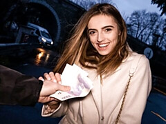 Kont, Grote lul, Natuurlijke tieten, Buiten, Mager, Kousen, Tiener, Tieten likken