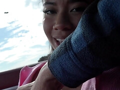 Tussi, Blasen, Braunhaarige, Besamung, Schwarz, Fetisch, Hd, Pov