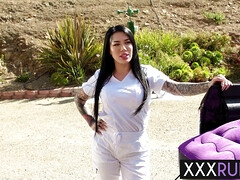 Wet and slippery sex with Lacey Jayne