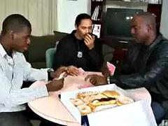 Grosse bite, Noire, Rondelette, Noir ébène, Partouze, Groupe, Hard, Interracial