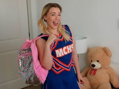 お尻, ブロンド, フェラチオ, 口内発射, イく瞬間, 手コキする, なめる, ティーン