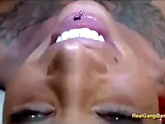 素人, デカパイ, 顔射, 開帳, 乱交, グループ, 赤毛, スインガー