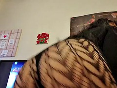 Grote mammen, Grappig, Latijnse vrouw, Masseren, Panty, Tieten likken