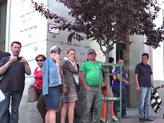 Grosse titten, Im freien, Öffentlich, Titten