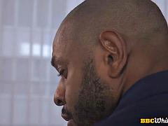 Interracial loving petite gaping after handling BBC