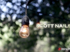 デカパイ, 黒人, なめる, 淫乱熟女, 母, アウトドア, オマンコ, オッパイの