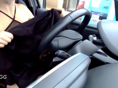 Coche, Vestido, Despelote, Desnudo, Desnudo, Público
