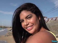 Enthousiasteling, Amerikaans, Zwart, Hondjeshouding, Reusachtig, Openbaar, Kut duiken, Tieten likken