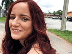 Arsch, Hundestellung, Handjob, Im freien, Pov, Rotschopf, Jungendliche (18+), Titten