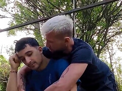 デカチン, 茶髪の, 手コキする, Hd, 異人種間, キス, 筋肉, ハメ撮り
