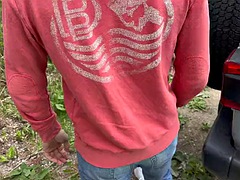 素人, フェラチオ, 車, 人妻の, 淫乱熟女, 公共, 三人, 妻