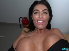Cheating big boobs Brit deepthroats