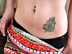 POV blowjob babe slowly sucking cock after stripping