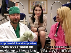 Asiatique, Derrière les coulisses, Sucer une bite, Médecin, Doigter, Prisonnier, Masque, Pov