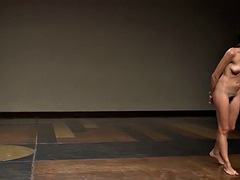 Braunhaarige, Latina, Öffentlich