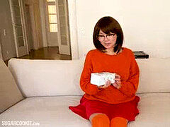 Enthousiasteling, Aziatisch, Brits, Brillen, Huisgemaakt, Tiener