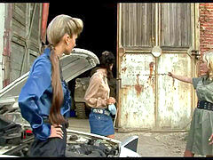 浴室, チェコ, ヒール, アウトドア, 穴開きパンティ, ソフトコア, ストッキング, ヤリマンの