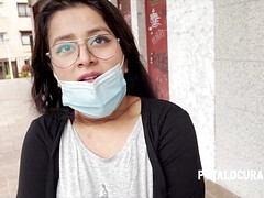 Hot Busty Brunette Spanish Stepsister Caught Outside - Amateur POV