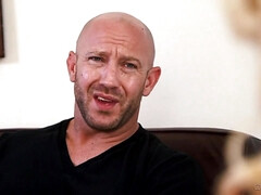 アナル, デカパイ, ブロンド, 巨乳な, 三人, オッパイの