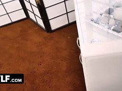 デカパイ, ブロンド, フェラチオ, イく瞬間, オナニー, 淫乱熟女, ハメ撮り, 叫ぶ