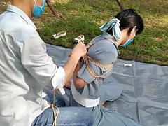 Asiatisch, Fesselspiele, Chinesisch, Fetisch, Würgen