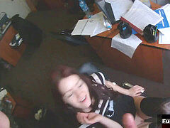 Sucer une bite, Lunettes, Rousse roux, Adolescente