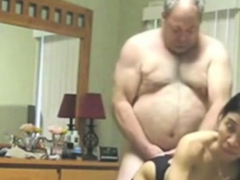 Aziatisch, Pijpbeurt, Hondjeshouding, Handbeurt, Rijpe lesbienne