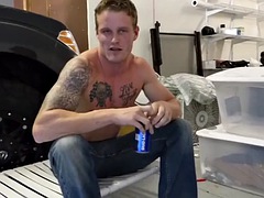 Anal, Verga grande, Coche, Pareja, Gay, Sexo duro, Al aire libre, Público