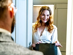 お尻, デカチン, フェラチオ, バック, 自然山雀, 赤毛, ティーン, オッパイの