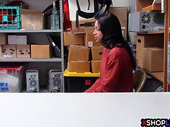 Tetas grandes, Mamada, Morena, Sexo duro, Hd, Oficina, Policía, Realidad