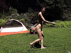 Bella Nova hot teen solo outdoor video