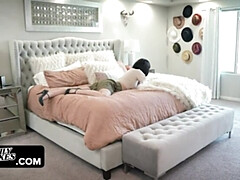 Pijpbeurt, Sperma, Sperma shot, Dochter, Harig, Moeder, Kut duiken, Stiefmoeder