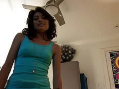 Pijpbeurt, Bruinharig, Sperma shot, Sperma in gezicht, Latijnse vrouw, Doordringend, Kut duiken