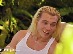 In den arsch, Grosser schwanz, Blasen, Hochschule, Schwul, Behaart