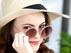 デカ尻, デカチン, フェラチオ, 茶髪の, バック, 下着, マッサージ, ティーン