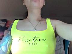 素人, アナル, 美女, フェティッシュ, 一人, オッパイの, おもちゃ, ウェブカメラ