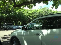 Doigter, Exhib, Petite amie, Jeans, Pov, Public, Fumer, Mouillée