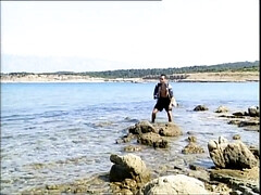 Leie, Tussi, Grosser schwanz, Blasen, Braunhaarige, Tochter, Deutsch, Im freien