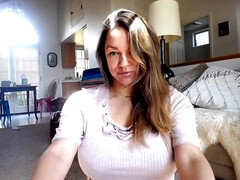 Lieveling, Rondborstig, Latijnse vrouw, Masturbatie, Moeder, Alleen, Tieten likken, Webcamera