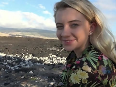 素人, ビーチ, ビキニ, ブロンド, 指いじり, 彼女, ハメ撮り, のぞき