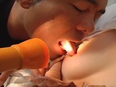 Supreme bushy Japanese Jun Nada acting in amazing facial performance