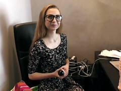 Anal, Cul, Gode, Lunettes, Hd, Masturbation, Solo, Adolescente