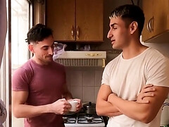 デカチン, フェラチオ, イく瞬間, イマラチオ, 毛深い, 手コキする, ポルノスター, 三人