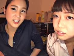 Asiático, Fetiche, Japonés, Besar, Lesbiana, Pov