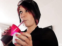 デカ尻, デカチン, デカパイ, フェラチオ, 茶髪の, バック, 淫乱熟女, オッパイの