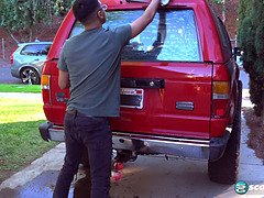 Минет, Брюнетки, Семяизвержение, Член, Сосущие