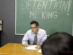 Pijpbeurt, Zwart, Dominante vrouw, Fetisj, Interraciaal, Slaaf, Student, Lerarin