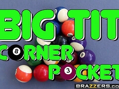 Big Tit Corner Pocket scene starring Codi Carmichael and Keiran Lee
